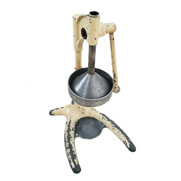 Vintage Antique Juicer Industrial Manual Metal Squeezer - Picture 5 of 16